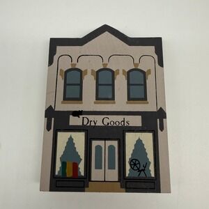Cats Meow Dry Goods Store 2‎ Sided Holiday Village Vintage 1985